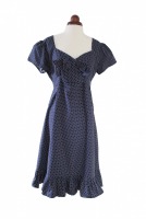 Ladies 1940s Style Tea Dress Wartime Goodwood Costume Size 14 - 16 